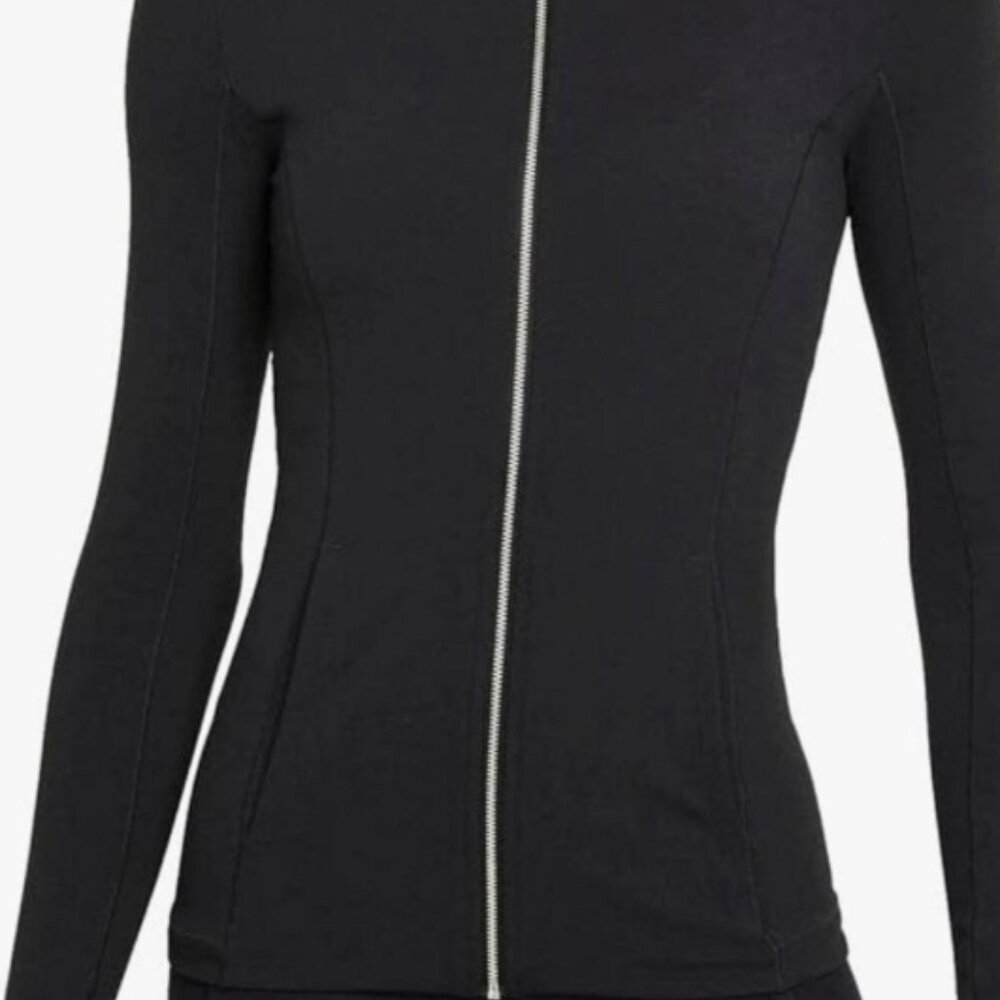 Nike Yoga Luxe Dri-FIT Full-Zip Jacket in black #yoga